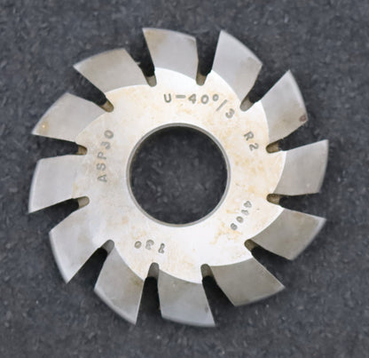 Bild des Artikels DOLD-asymmetrischer-Prismenfräser-U-40°/3-R2-Gesamtwinkel-40°-Flankenwinkel-25°+