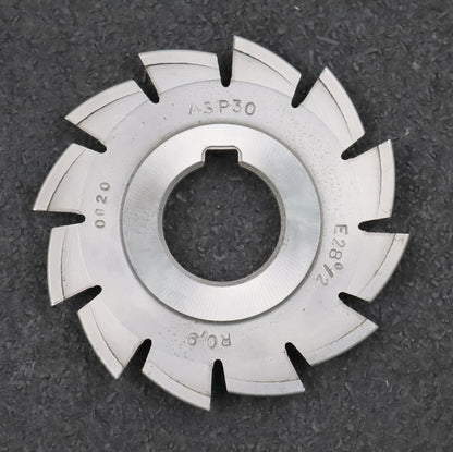 Bild des Artikels DOLD-asymmetrischer-Prismenfräser-E-28°/2-R0,9-Gesamtwinkel-28°
