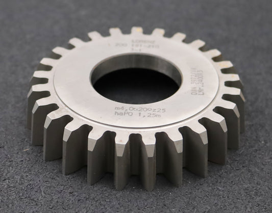 Bild des Artikels LORENZ-Scheibenschneidrad-m=-4mm-EGW-20°-Zähnezahl=-25-haP0-1,25mn