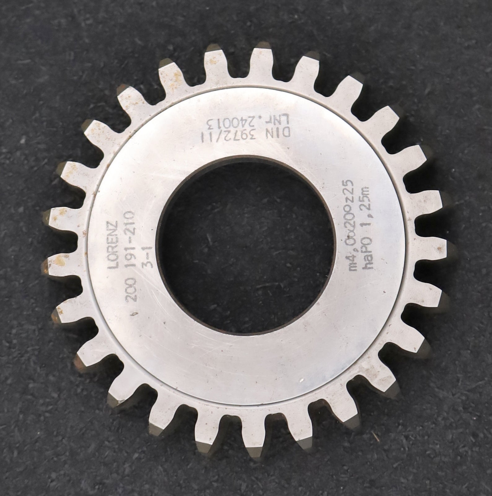 Bild des Artikels LORENZ-Scheibenschneidrad-m=-4mm-EGW-20°-Zähnezahl=-25-haP0-1,25mn