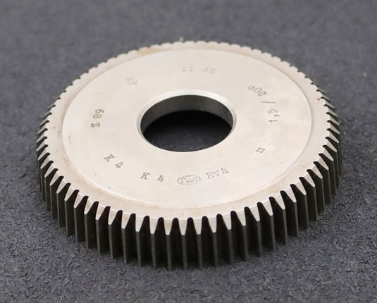 Bild des Artikels PWS-Scheibenschneidrad-m=-1,5mm-EGW-20°-BPII-Zähnezahl=-68-Ø106x18xØ1-1/4“