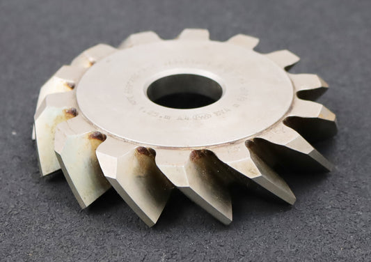 Bild des Artikels PWS-Scheibenschneidrad-mit-Treppenschliff-m=-6mm-20°-EGW-Z=-14-Ø130x26xØ1-1/4"