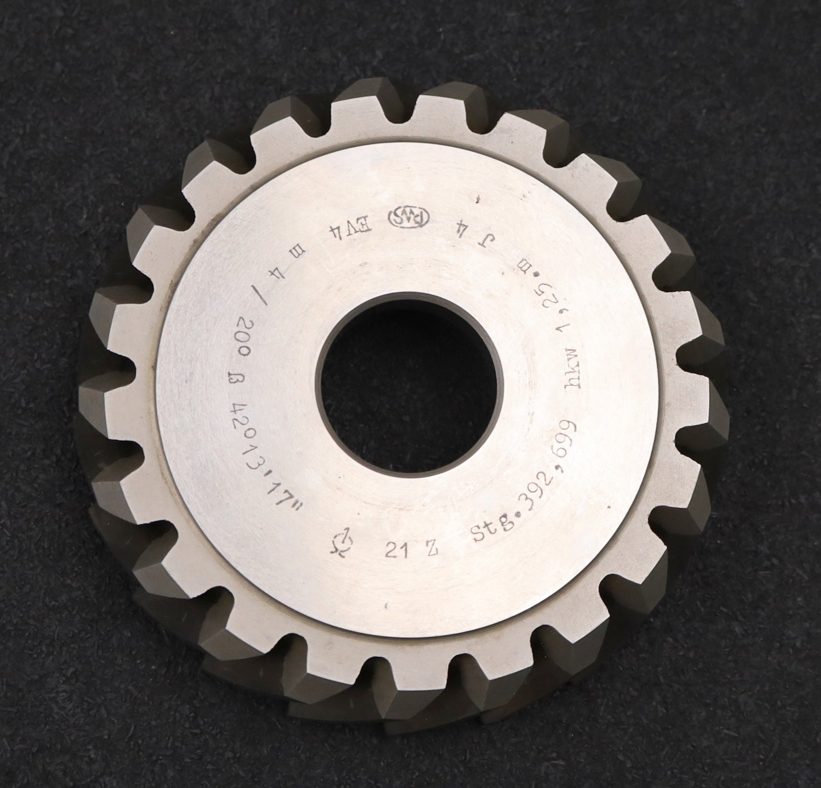 Bild des Artikels PWS-Scheibenschneidrad-mit-Treppenschliff-m=-4mm-20°-EGW-Z=-21-Ø123x26xØ1-1/4"