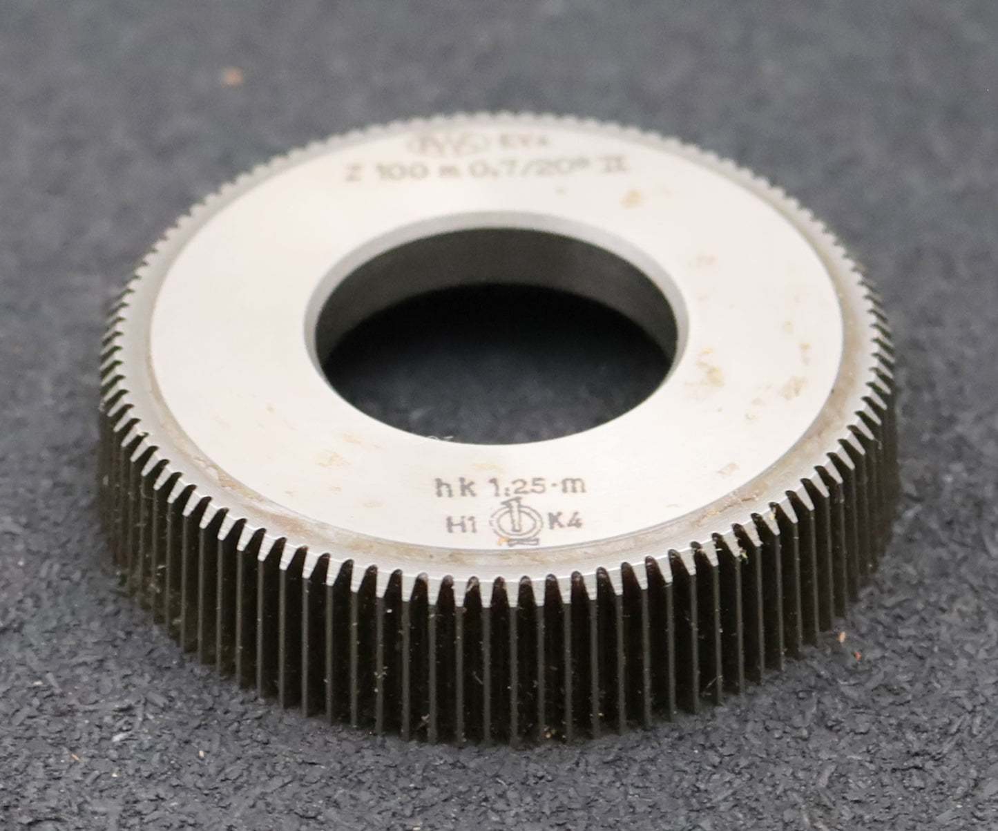 Bild des Artikels PWS-Scheibenschneidrad-m=-0,7mm-EGW-20°-Zähnezahl=-100-hk-1,25m-BPII-