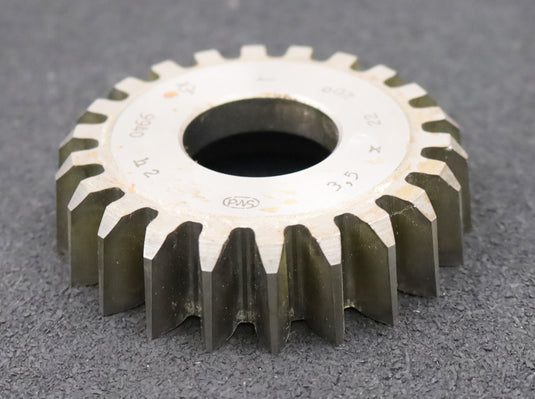 Bild des Artikels PWS-Scheibenschneidrad-m=-3,5mm-EGW-20°-Zähnezahl=-22-BPII-Ø87x22xØ1-1/4“