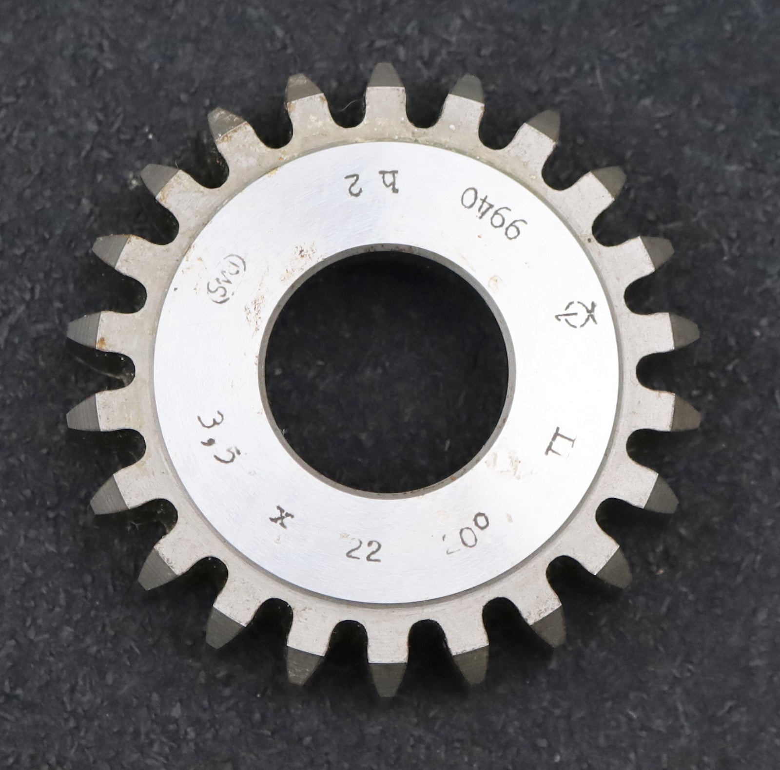 Bild des Artikels PWS-Scheibenschneidrad-m=-3,5mm-EGW-20°-Zähnezahl=-22-Ø87x22xØ1-1/4“-BPII