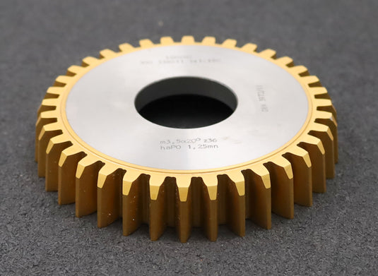 Bild des Artikels LORENZ-Scheibenschneidrad-m=-3,5mm-EGW-20°-Zähnezahl=-36-BPII-Ø136x24xØ1-3/4“