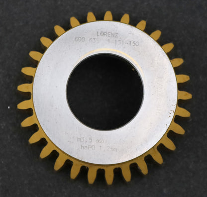 Bild des Artikels LORENZ-Glockenschneidrad-m=-3,5mm-EGW-20°-Zähnezahl=-29-haP0-1,25mn-BPII