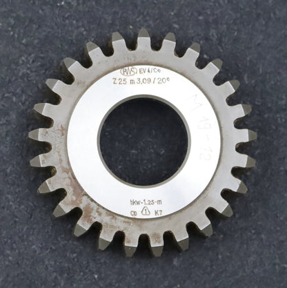 Bild des Artikels PWS-Scheibenschneidrad-m=-3,09mm-EGW-20°-Zähnezahl=-25-hkw-1,25m