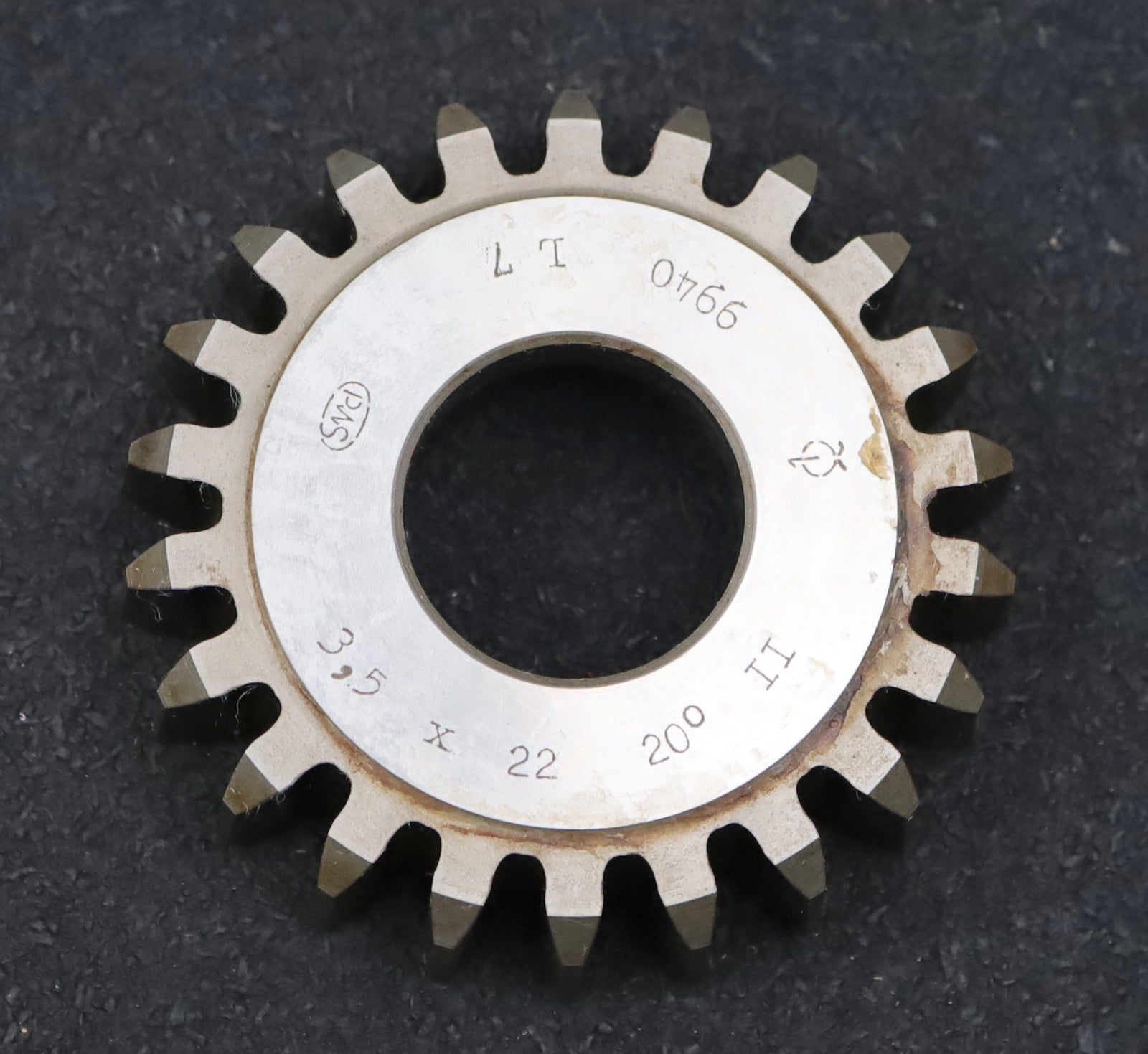 Bild des Artikels PWS-Scheibenschneidrad-m=-3,5mm-EGW-20°-BPII-Zähnezahl=-22-Ø87x22xØ1-1/4“