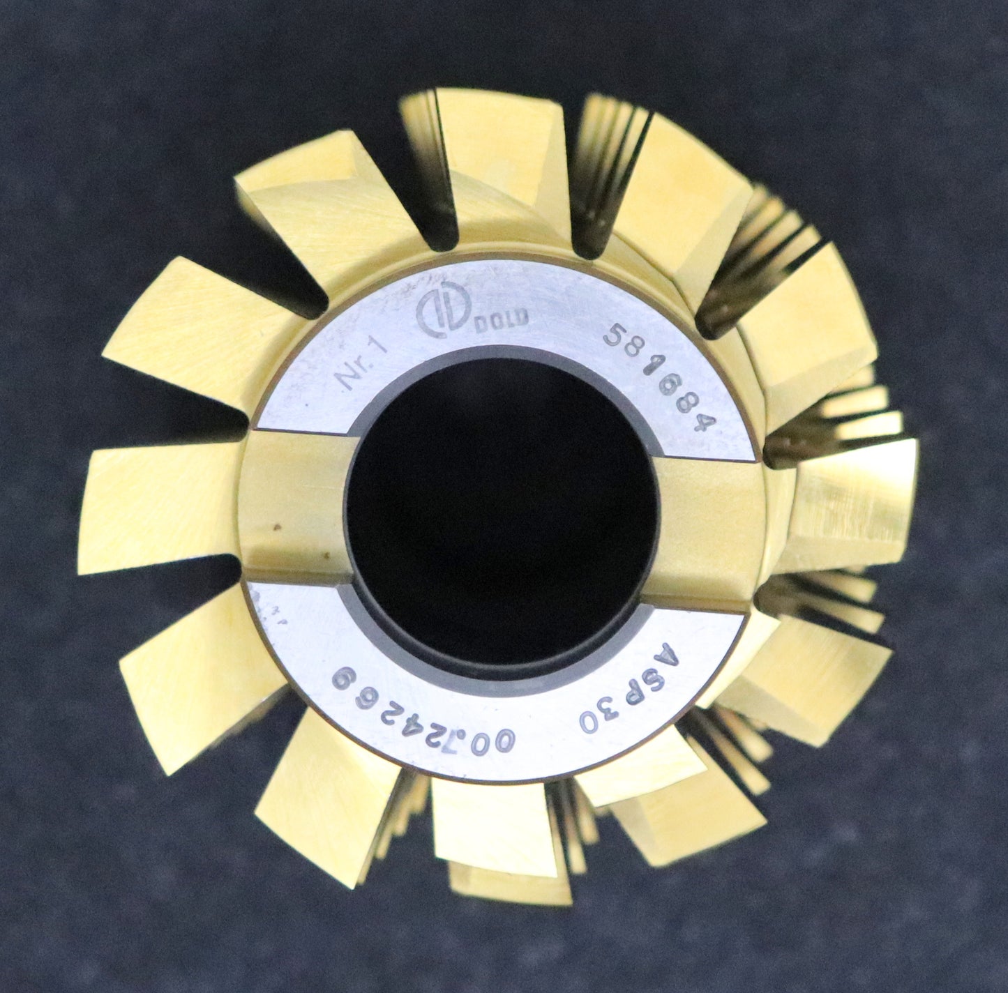 Bild des Artikels DOLD-Zahnrad-Wälzfräser-gear-hob-m=4,75mm-20°-EGW-BPII-nach-DIN-3972