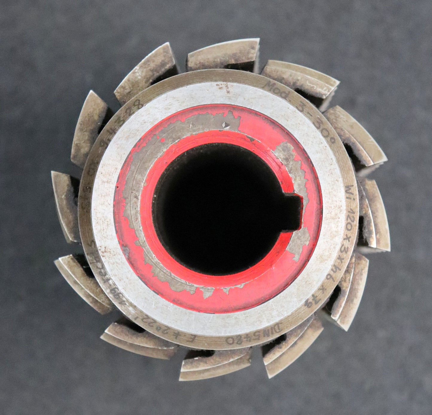 Bild des Artikels SAAZOR-Zahnwellen-Wälzfräser-involute-spline-hob-m=-3,0-EGW-30°-Ø64x47xØ27mm