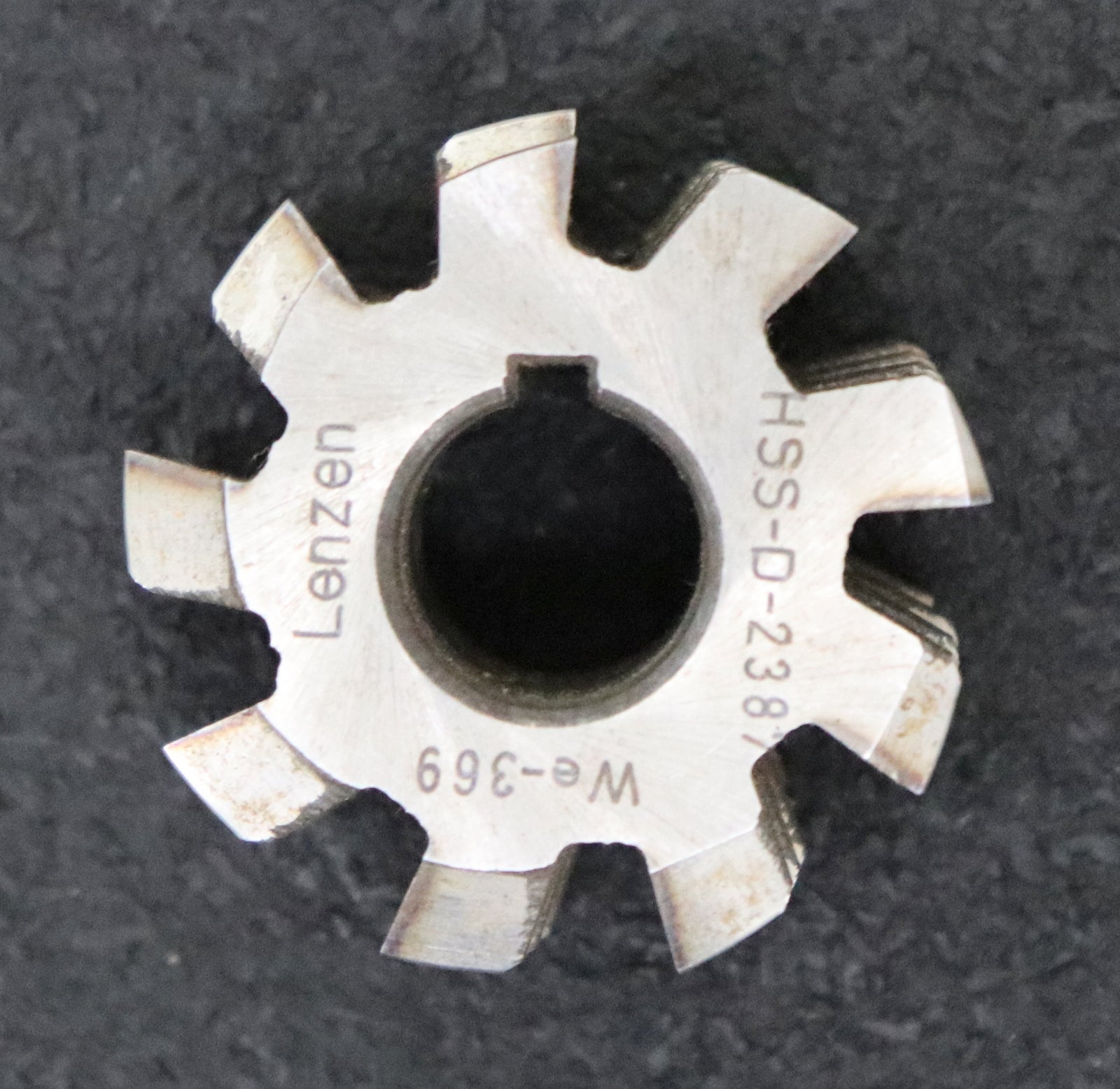 Bild des Artikels Lenzen-Zahnrad-Wälzfräser-m=-2,0-20°-EGW-Ø38x20xØ13mm-mit-LKN-9-Spannuten