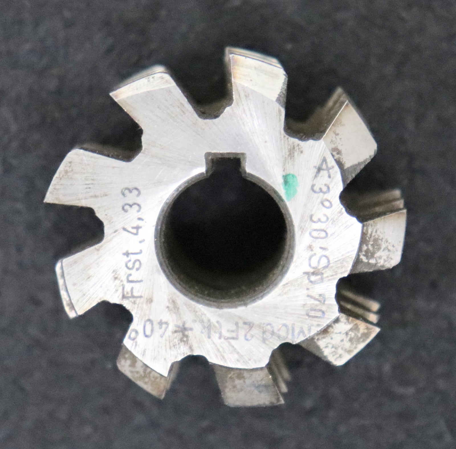 Bild des Artikels Lenzen-Zahnrad-Wälzfräser-m=-2,0-20°-EGW-Ø38x20xØ13mm-mit-LKN-9-Spannuten