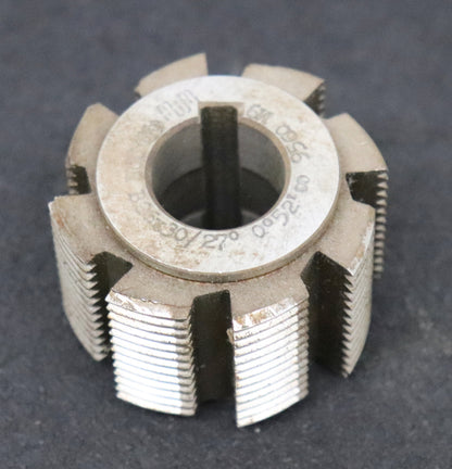 Bild des Artikels PWS-Kerbzahnwellen-Wälzfräser-Nennmass-26x30-nach-DIN5481-EGW-27°-56x40x22mm