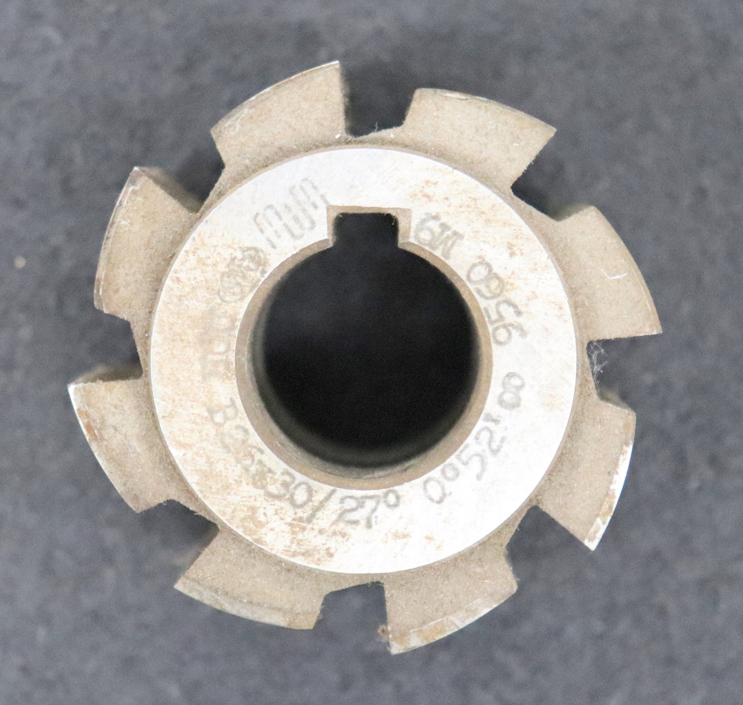 Bild des Artikels PWS-Kerbzahnwellen-Wälzfräser-Nennmass-26x30-nach-DIN5481-EGW-27°-56x40x22mm