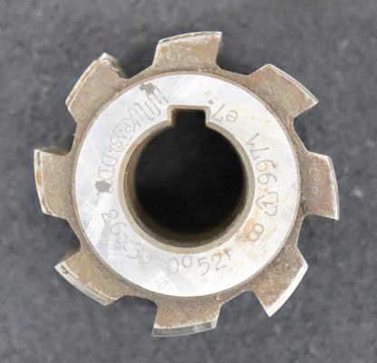 Bild des Artikels PWS-Kerbzahnwellen-Wälzfräser-Nennmass-26x30-nach-DIN5481-EGW-27°-56x40x22mm-LKN