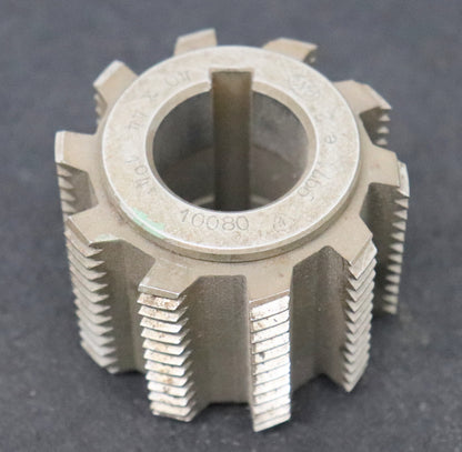 Bild des Artikels PWS-Kerbzahnwellen-Wälzfräser-Nennmass-40x44-nach-DIN5481-EGW-27°-Ø65x50xØ27mm