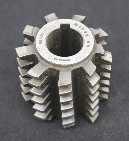 Bild des Artikels R.STOCK-Zahnrad-Wälzfräser-gear-hob-m=-3,5mm-15°-EGW-Ø71x76xØ27mm-mit-LKN