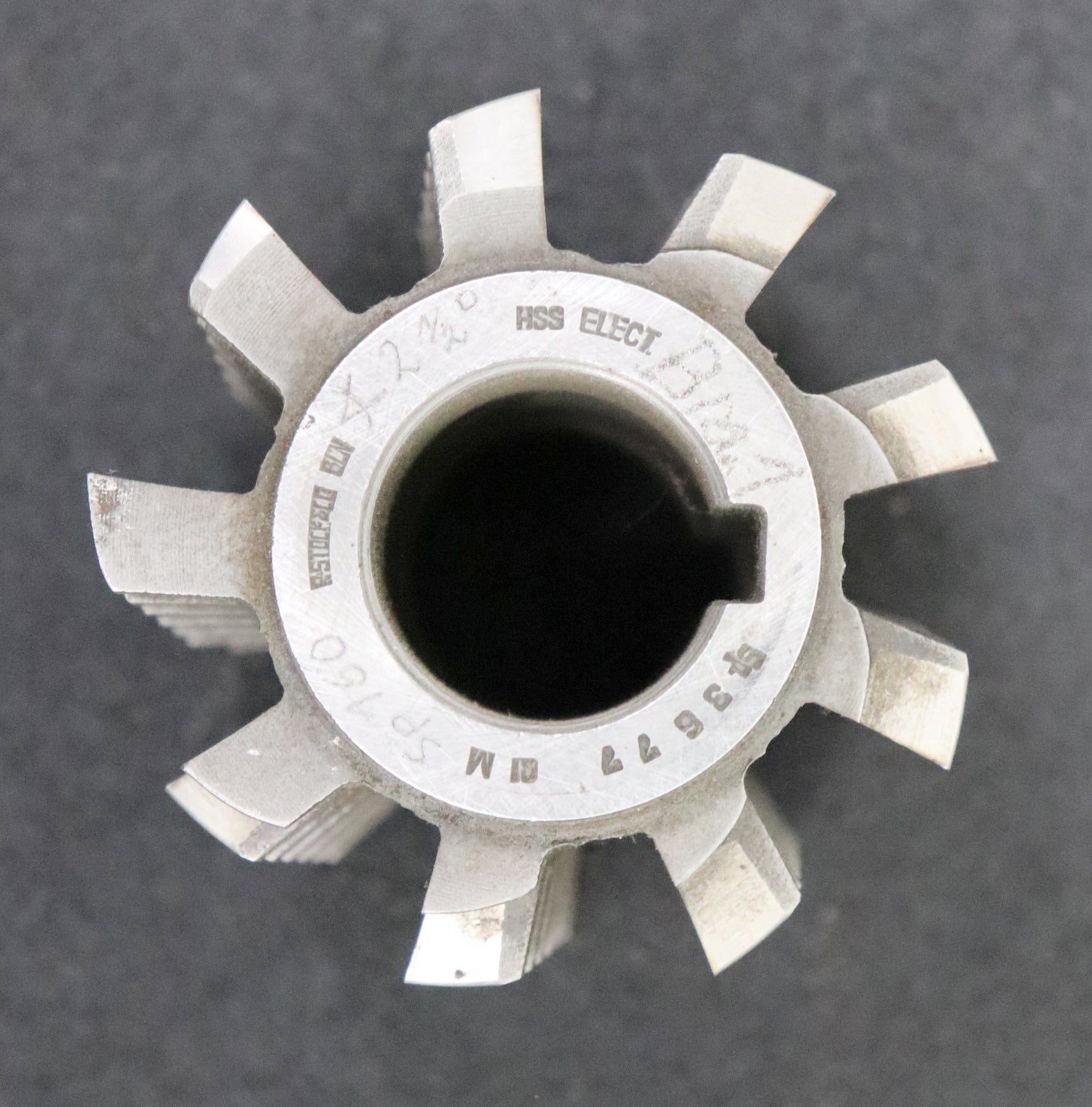 Bild des Artikels R.STOCK-Zahnrad-Wälzfräser-gear-hob-m=-3,5mm-15°-EGW-Ø71x76xØ27mm-mit-LKN