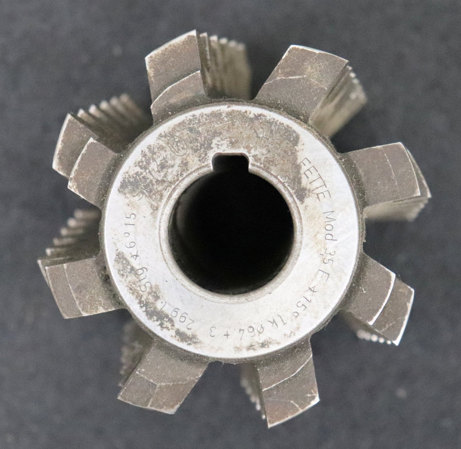 Bild des Artikels FETTE-Zahnrad-Wälzfräser-gear-hob-m=-3,5mm-15°-EGW-Ø73x76xØ22mm-mit-LKN