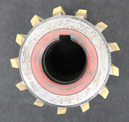 Bild des Artikels SAAZOR-Zahnrad-Wälzfräser-gear-hob-m=-2,0mm-15°-EGW-Ø87x90xØ32mm-2gg.-Rechts