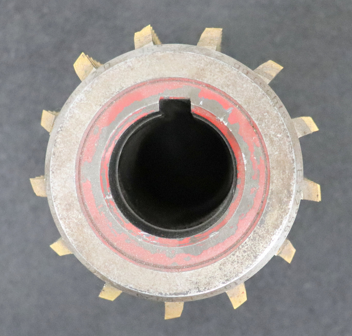 Bild des Artikels SAAZOR-Zahnrad-Wälzfräser-gear-hob-m=-2,0mm-15°-EGW-Ø87x90xØ32mm-LKN-2gg.-Rechts