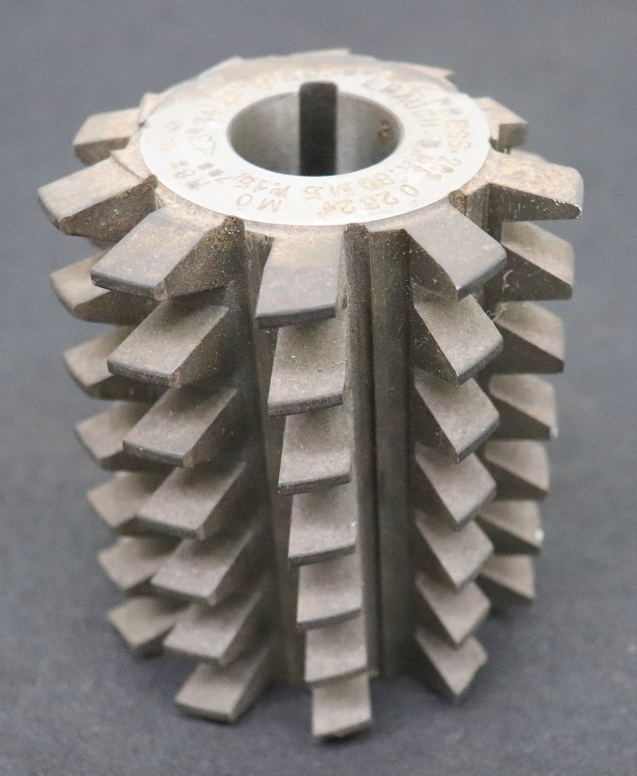 Bild des Artikels MAY-Zahnrad-Wälzfräser-gear-hob-m=-5,0mm-15°-EGW-Ø90x105xØ27mm-mit-LKN