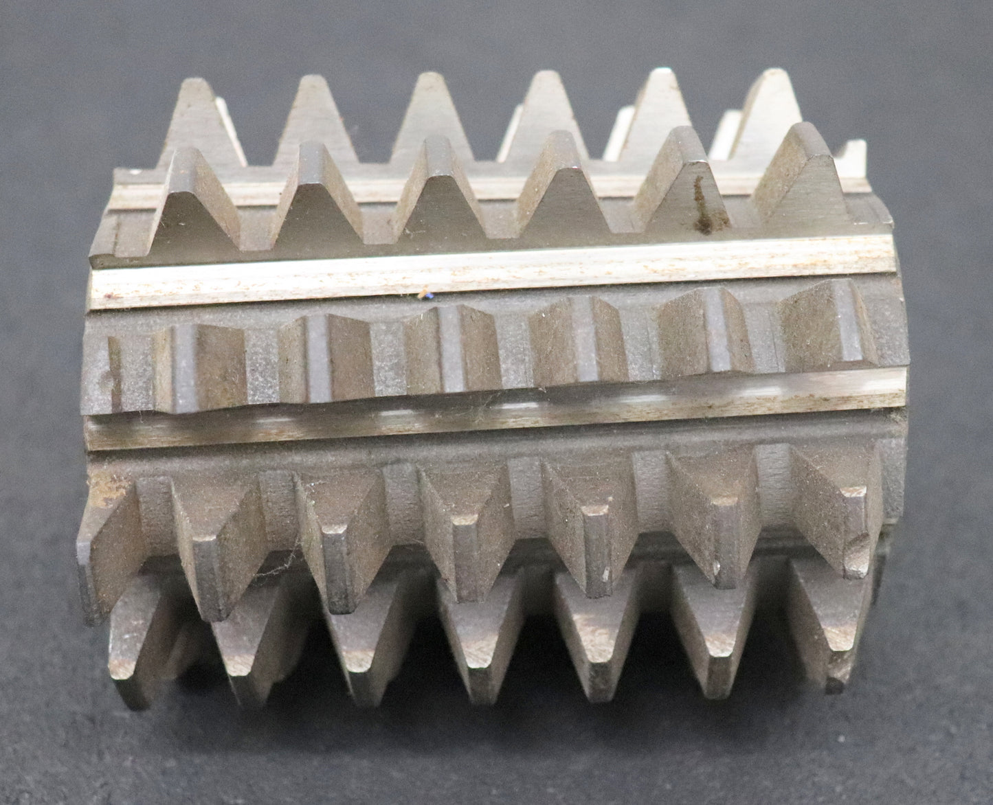 Bild des Artikels MAY-Zahnrad-Wälzfräser-gear-hob-m=-5,0mm-15°-EGW-Ø90x105xØ27mm-mit-LKN