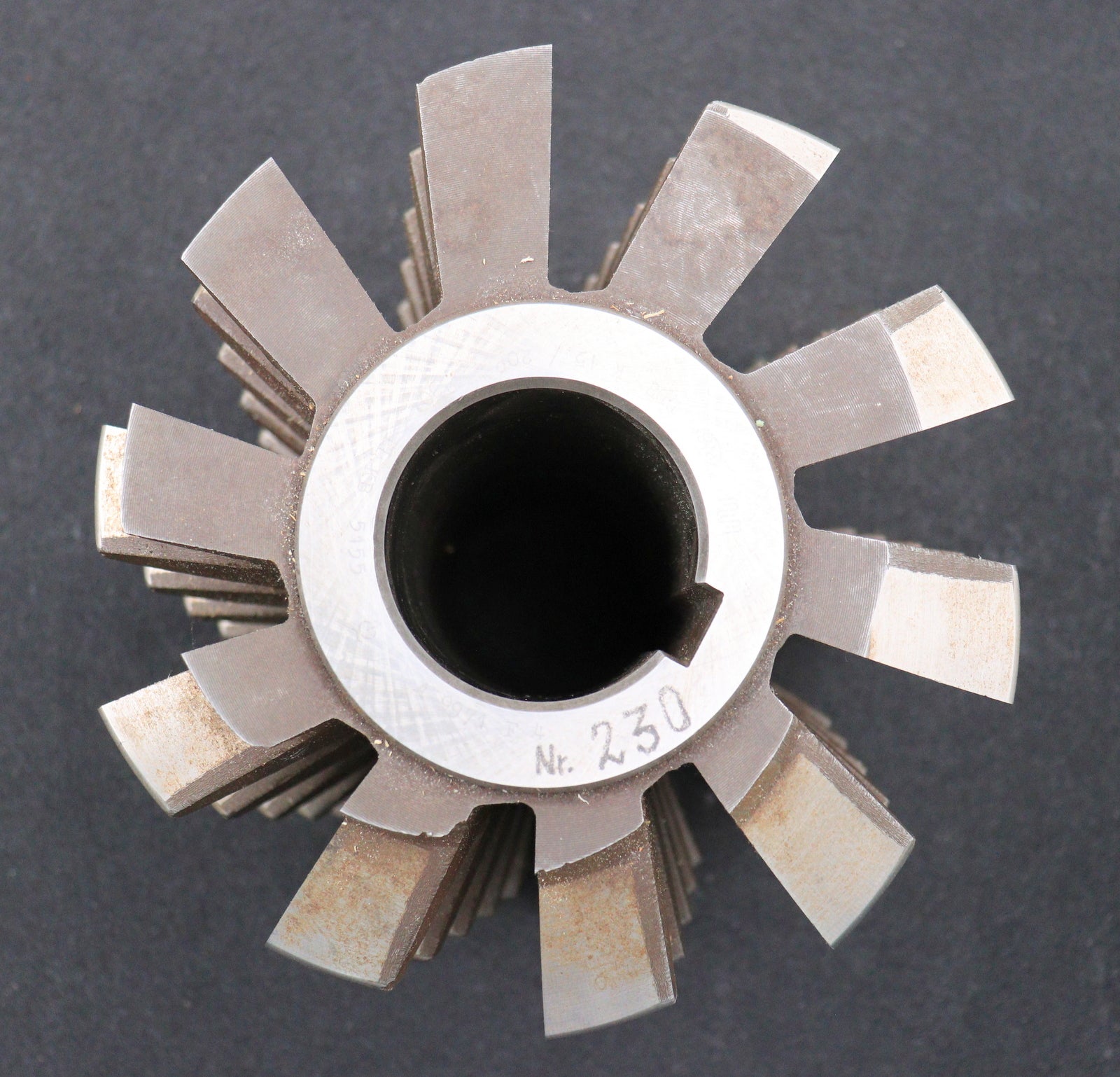 Bild des Artikels PWS-Zahnrad-Wälzfräser-gear-hob-m=15,0-EGW-20°-BPII-DIN-3972-Ø220x210xØ60mm