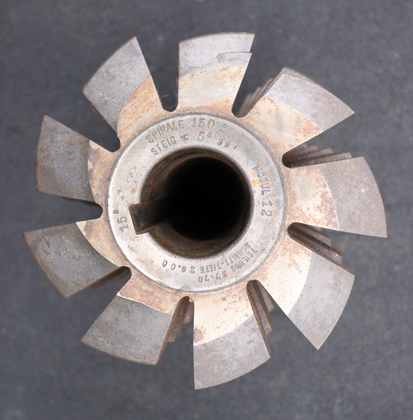 Bild des Artikels PWS-Zahnrad-Wälzfräser-gear-hob-m=11,0-15°-EGW-BPII-nach-DIN-3972-Ø150x170xØ40mm