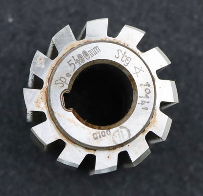 Bild des Artikels DOLD-Kerbzahnwellen-Wälzfräser-Tlg.-2,5-60°EGW-DIN-5481-Ø40x40xØ16mm-mit-LKN