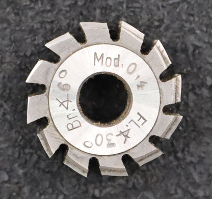 Bild des Artikels DOLD-Zahnrad-Wälzfräser-gear-hob-m=0,4-EGW-30°-0°57'-Stg-Ø25x10xØ8mm