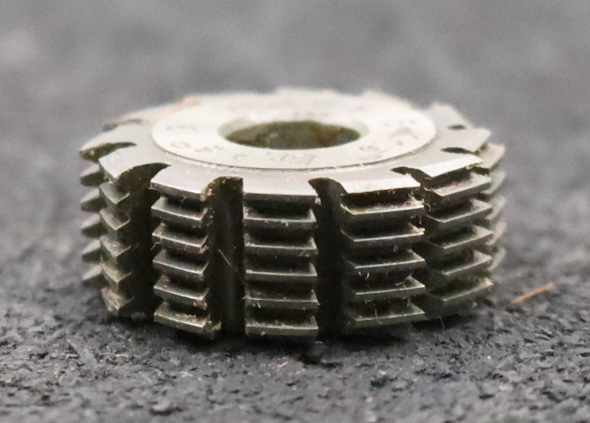 Bild des Artikels DOLD-Zahnrad-Wälzfräser-gear-hob-m=0,5-15°-EGW-1°10'-Stg-Ø25x10xØ8mm