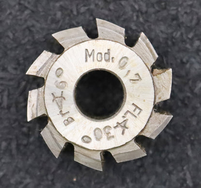 Bild des Artikels DOLD-Zahnrad-Wälzfräser-gear-hob-m=0,7-EGW-30°-1°44'-Stg-Ø25x10xØ8mm
