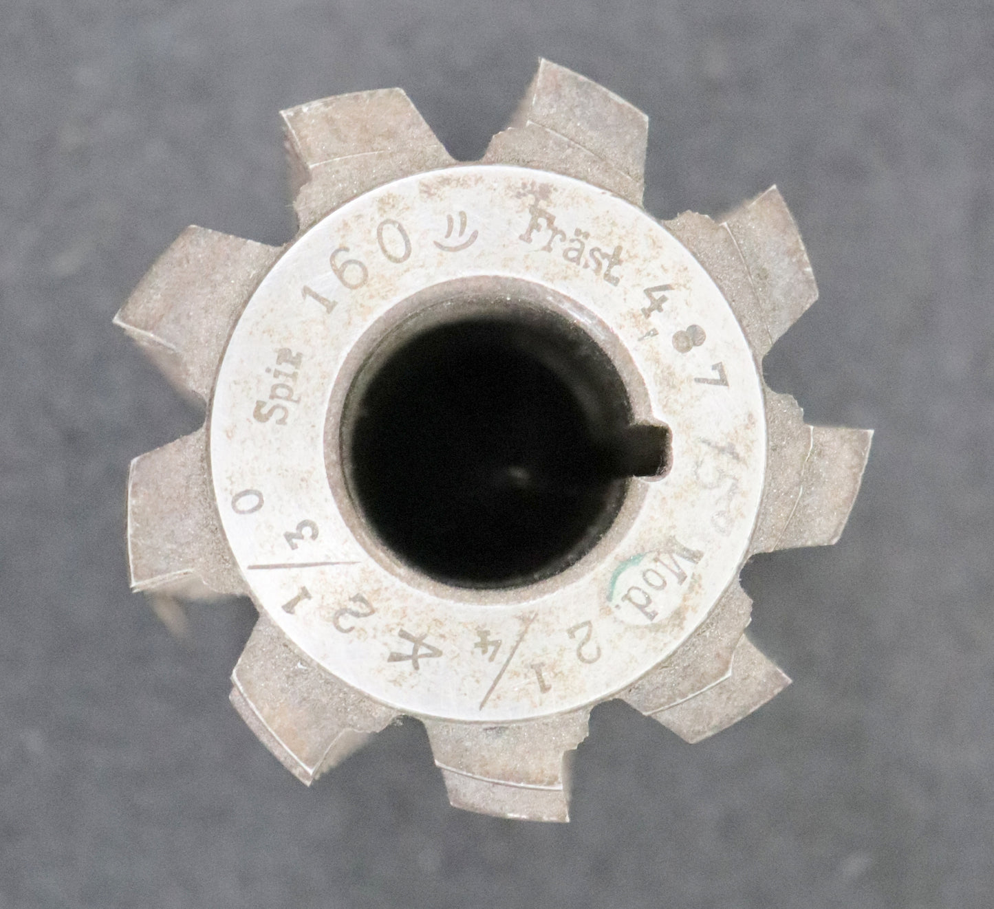 Bild des Artikels Zahnrad-Wälzfräser-gear-hob-m=-2,25mm-2-1/3°-EGW-Ø60x75xØ22mm-mit-LKN