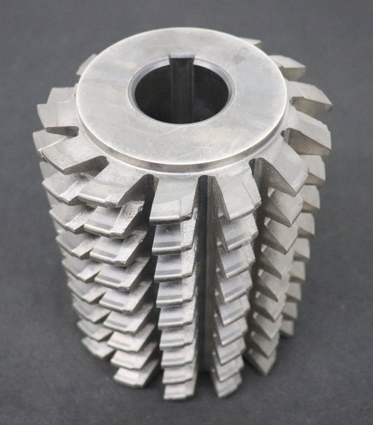 Bild des Artikels KL-Zahnrad-Wälzfräser-gear-hob-m=-6,0mm-19°50'-EGW-BPIV-DIN-3972-Ø134x170xØ40mm