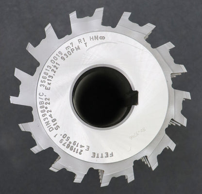 Bild des Artikels FETTE-Räumzahn-Wälzfräser-gear-hob-m=7,0mm-19°50'-EGW-Ø140x172xØ50mm-mit-LKN