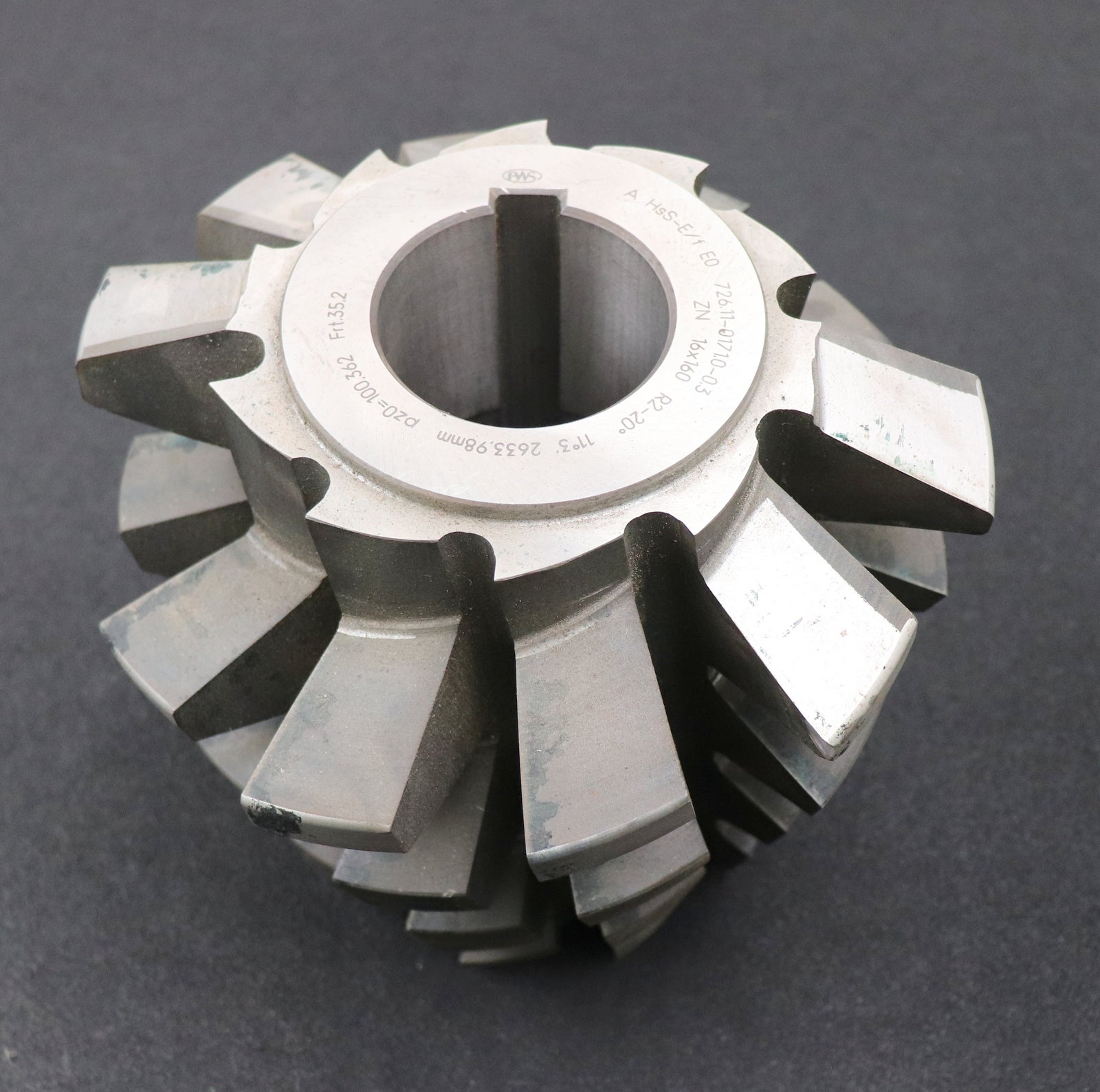 Bild des Artikels PWS-Schneckenrad-Wälzfräser-worm-wheel-hob-ZN-16x160-20°-EGW