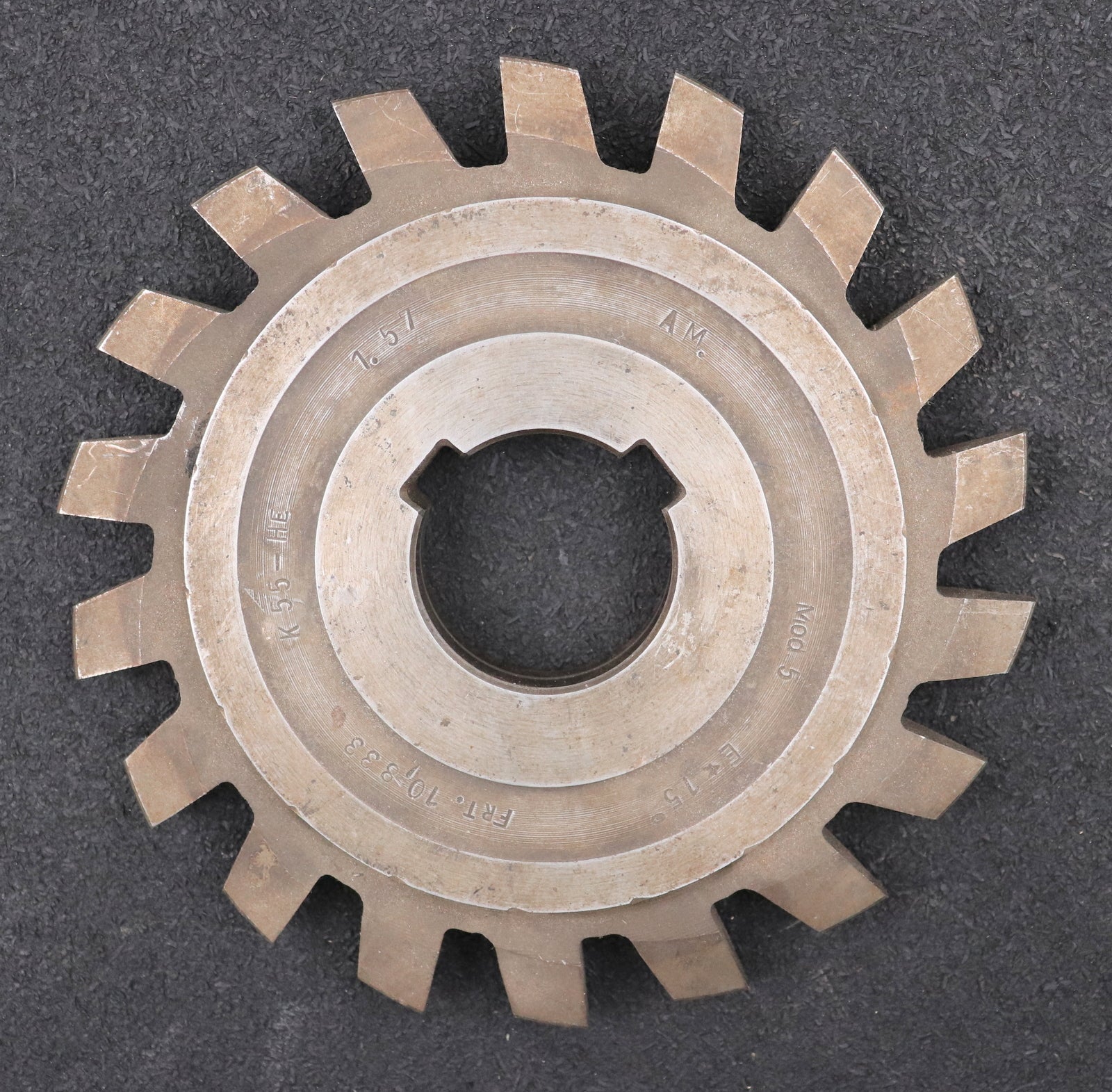 Bild des Artikels Zahnstangen-Formfräser-rack-milling-cutter-m=-5mm-15°-EGW-Ø160x16xØ40mm-mit-LKN