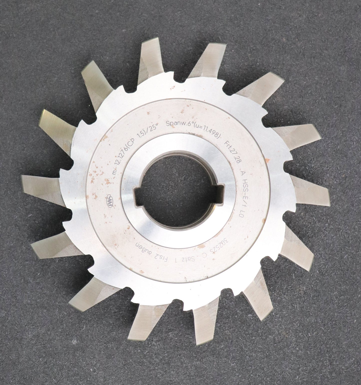 Bild des Artikels PWS-Zahnstangen-Formfräser-CP-1,5-m=-12,1276-EGW-25°-Ø215x39Ø50mm