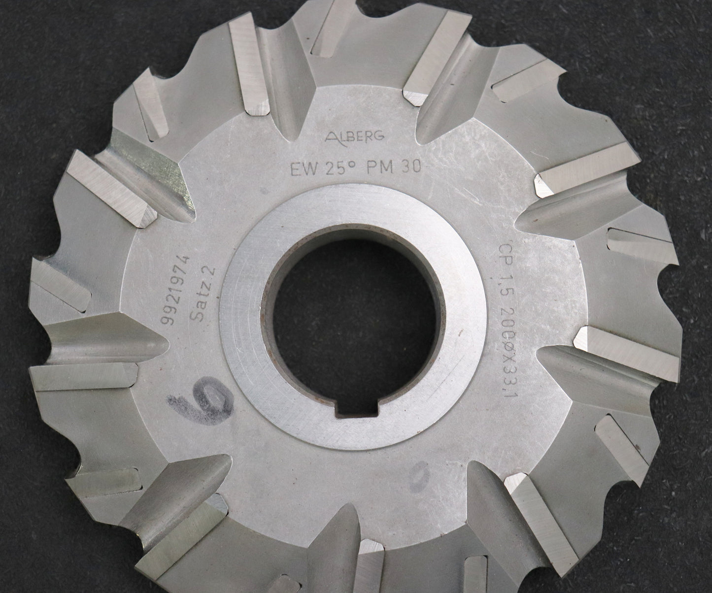 Bild des Artikels ALBERG-Zahnstangen-Formfräser-kreuzverzahnt-CP-1,5-Ø200x33,1Ø50mm
