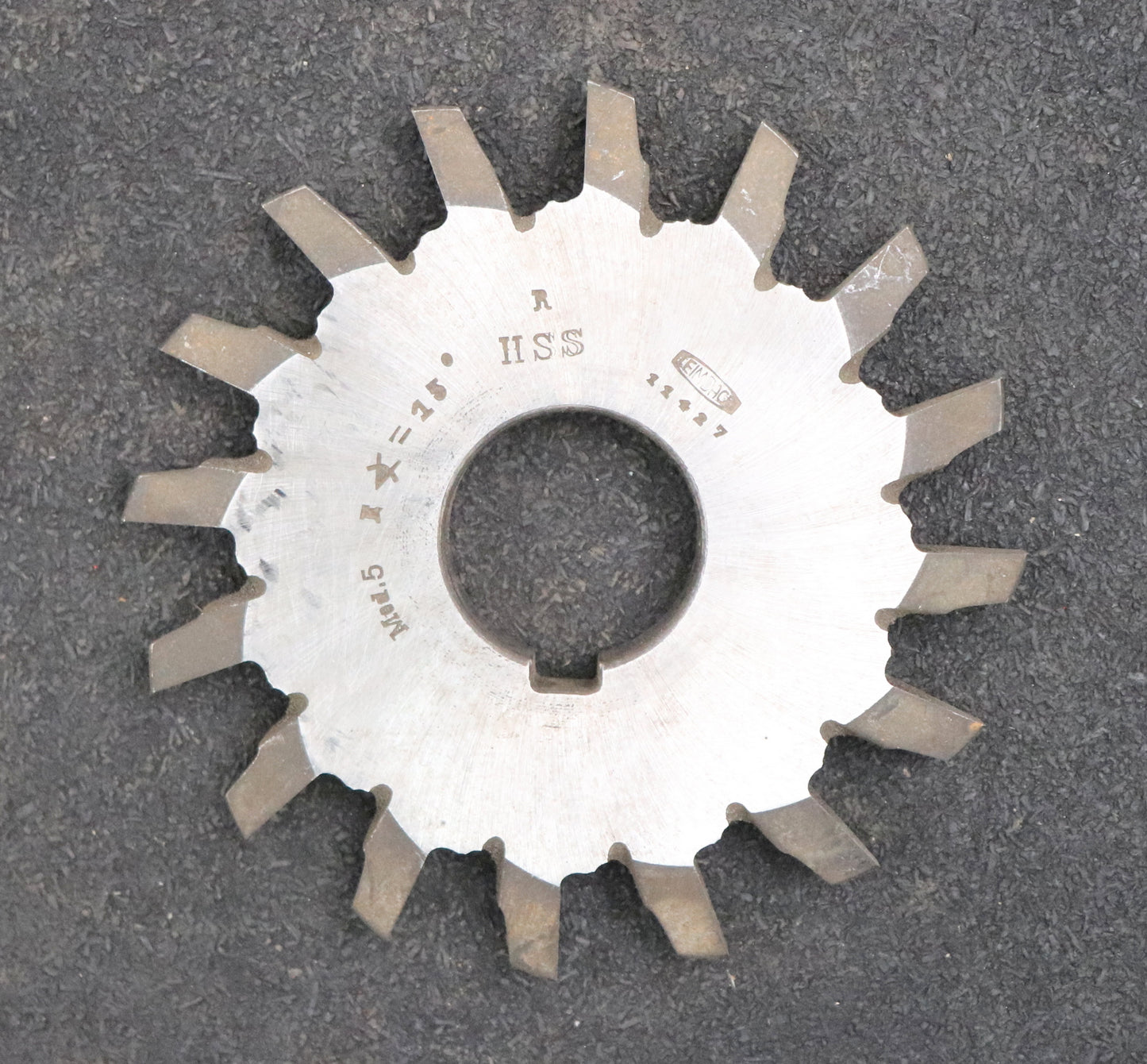 Bild des Artikels LEIMBACH-Zahnstangen-Formfräser-m=-5,0mm-15°EGW-Ø115x12xØ32mm