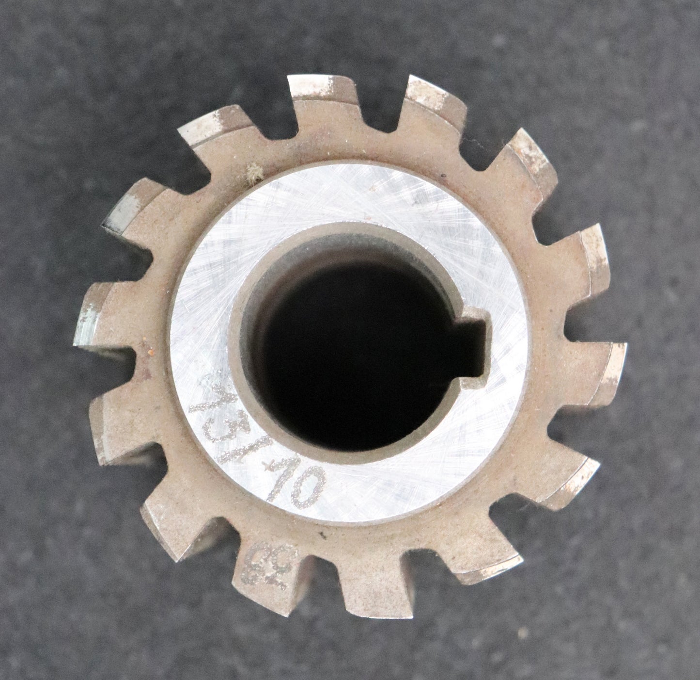 Bild des Artikels PWS-Zahnrad-Wälzfräser-gear-hob-m=-1,5mm-20°-EGW-BP-II-nach-DIN3972-Ø70x58xØ27mm