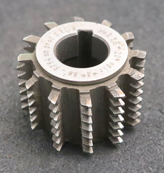 Bild des Artikels Zahnrad-Wälzfräser-gear-hob-m=-1,5mm-20°-EGW-Ø55x38xØ22mm-mit-LKN-1gg.-Rechts