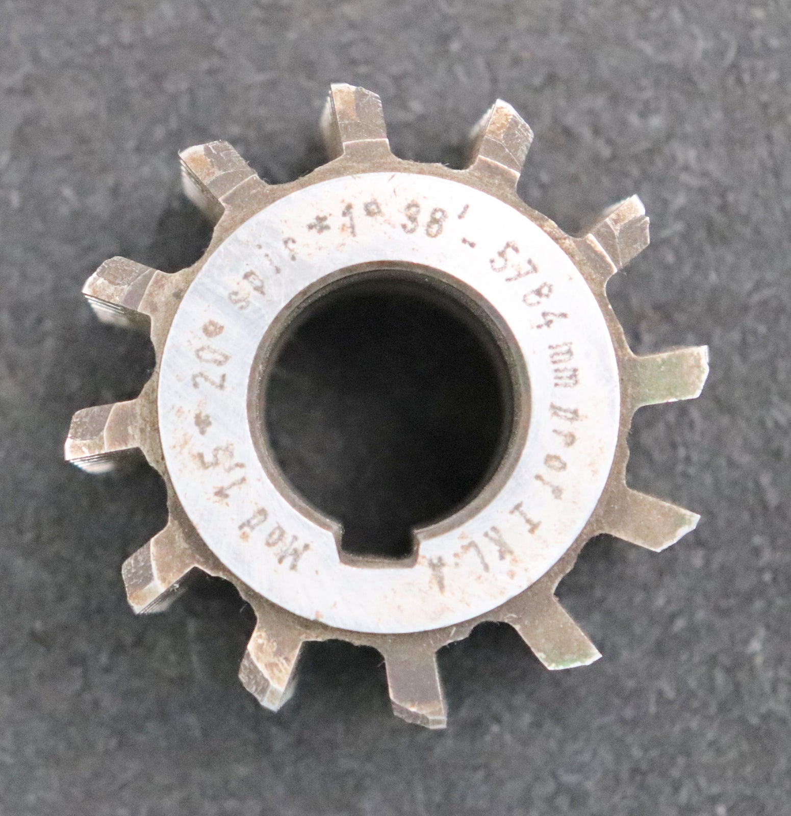 Bild des Artikels Zahnrad-Wälzfräser-gear-hob-m=-1,5mm-20°-EGW-Ø55x38xØ22mm-mit-LKN-1gg.-Rechts