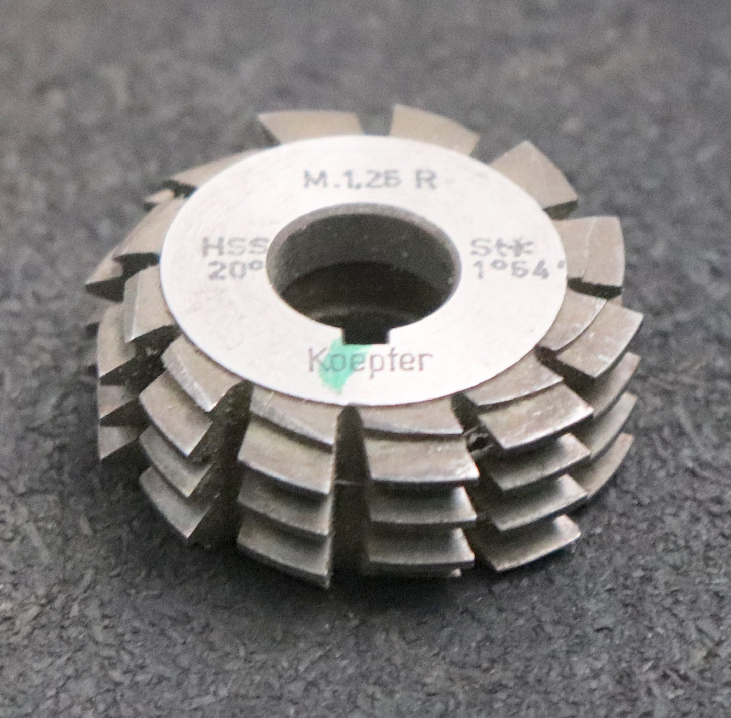 Bild des Artikels KOEPFER-Zahnrad-Wälzfräser-gear-hob-m=-1,0mm-20°-EGW-Ø40x16xØ13mm-mit-LKN-