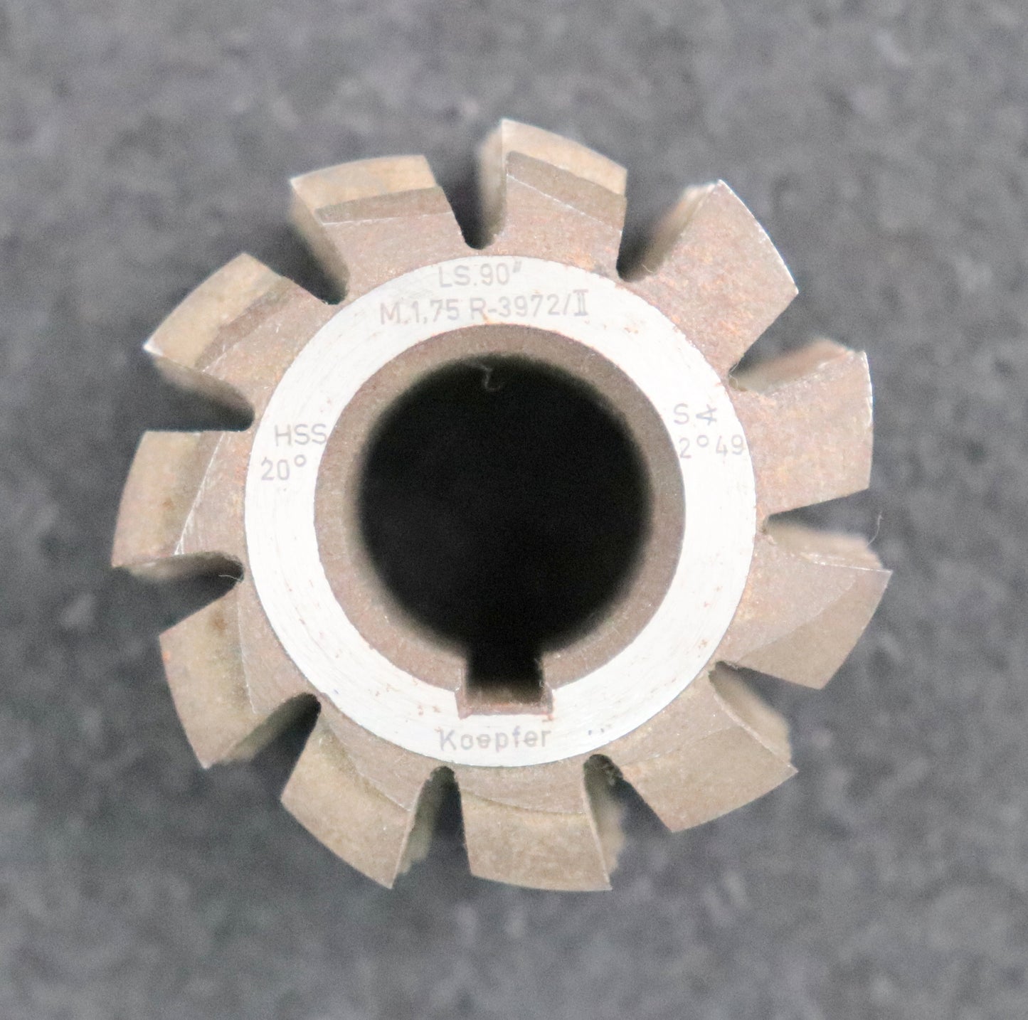 Bild des Artikels KOEPFER-Zahnrad-Wälzfräser-gear-hob-m=-1,75mm-20°-EGW-BP-II-nach-DIN3972