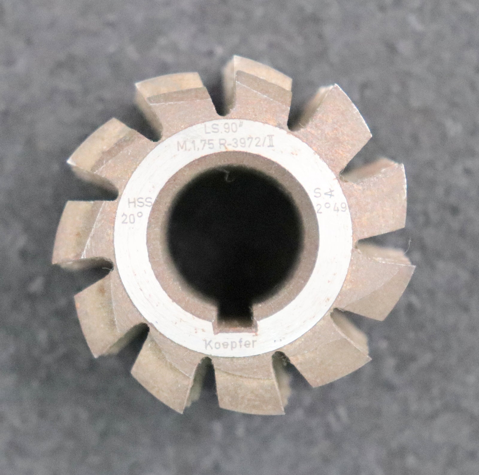 Bild des Artikels KOEPFER-Zahnrad-Wälzfräser-gear-hob-m=-1,75mm-20°-EGW-BP-II-nach-DIN3972