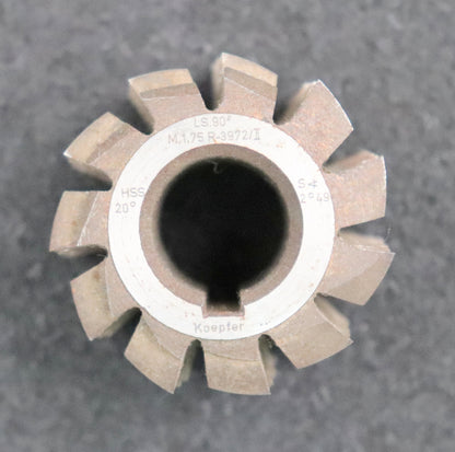 Bild des Artikels KOEPFER-Zahnrad-Wälzfräser-gear-hob-m=-1,75mm-20°-EGW-BP-II-nach-DIN3972